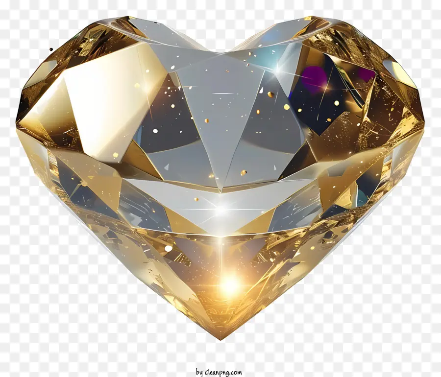 Diamant Du Cœur De La Saint Valentin，Diamant PNG