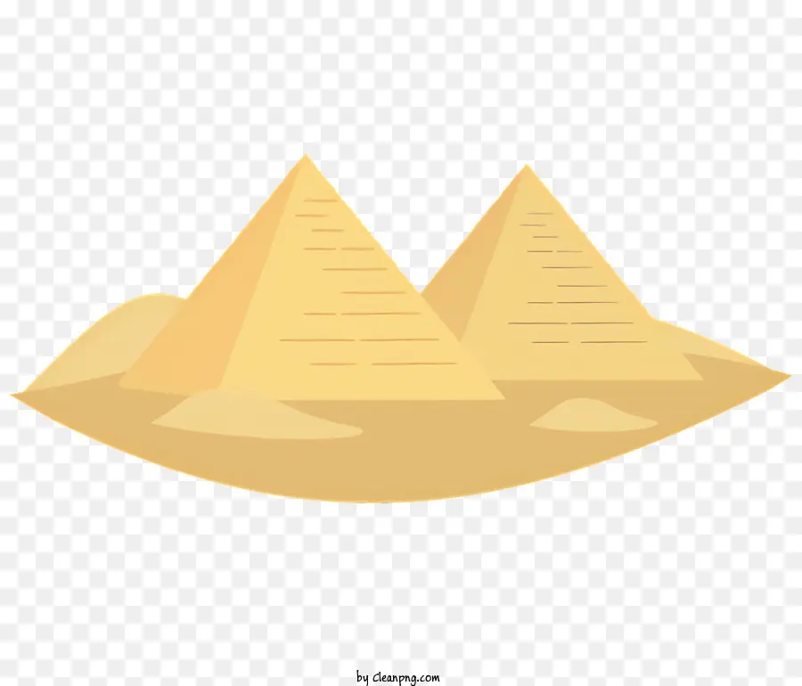 Pyramides，Paysages Du Désert PNG