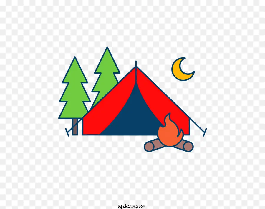 Camping，Tente PNG