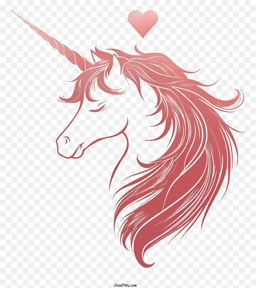 Licorne De La Saint Valentin，Licorne PNG