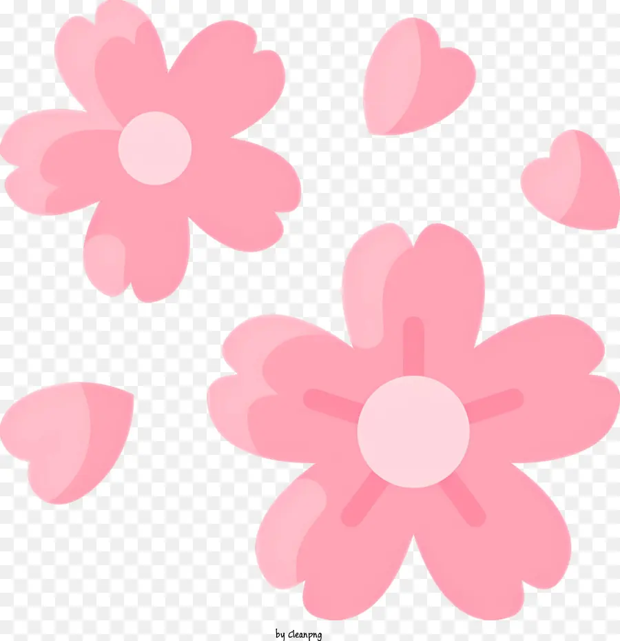 Printemps，Fleurs Roses PNG