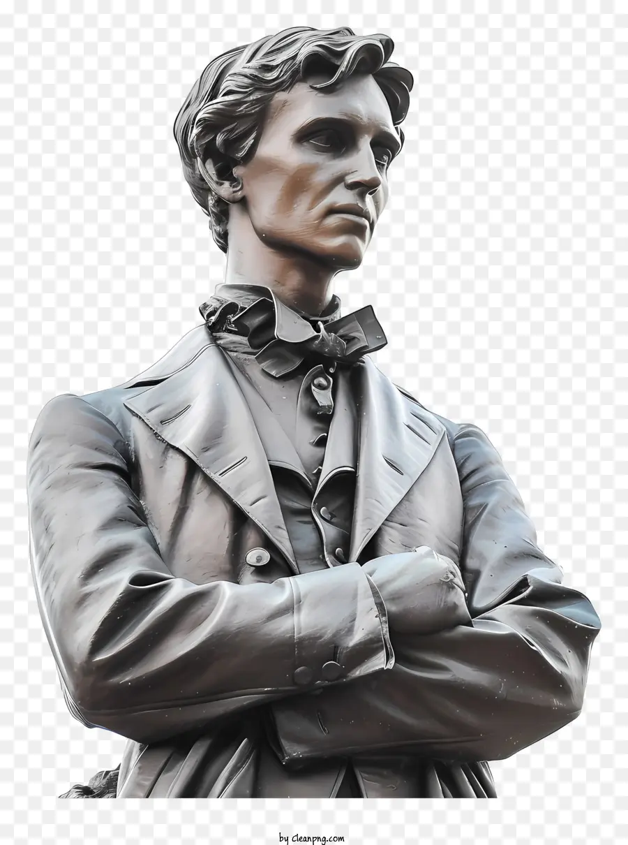 Journée Commémorative Stephen Foster，Statuette En Bronze PNG