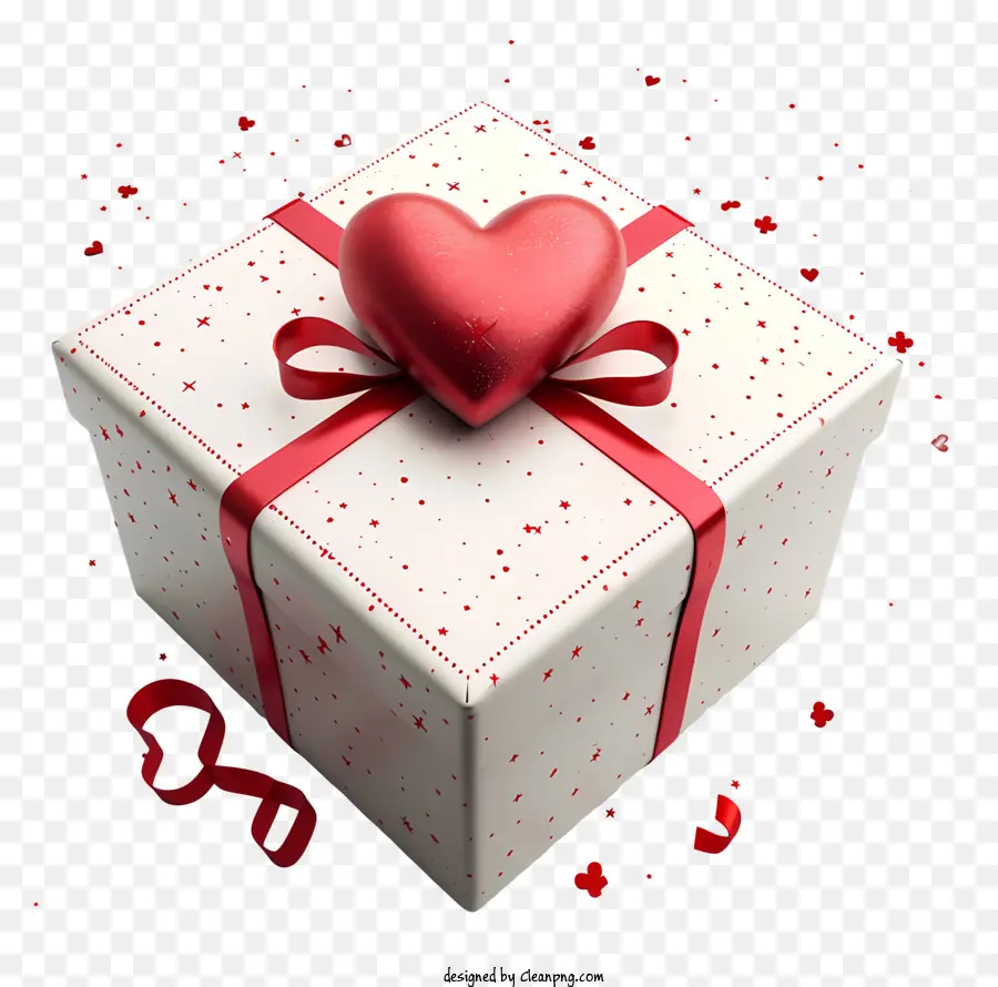 Cadeaux Saint Valentin，Heartshaped Cadeau PNG