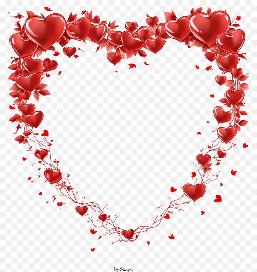 Valentine Cadre，Heartshaped Cadre PNG