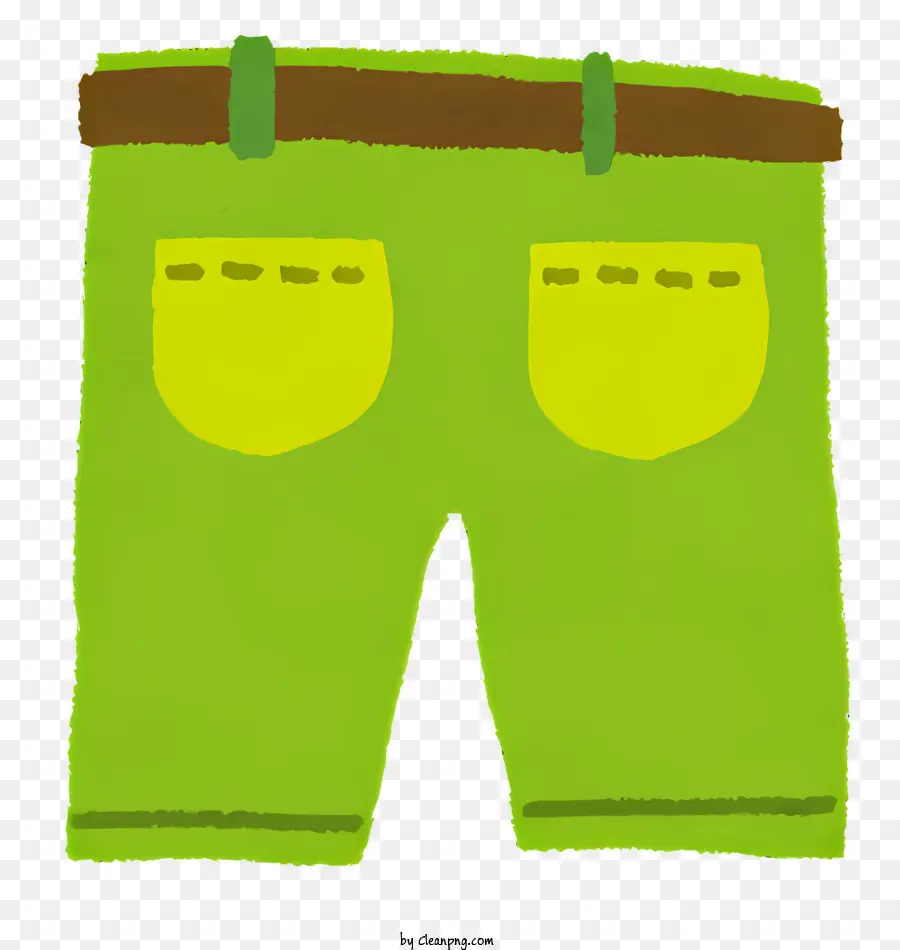 La Vie，Vert Shorts PNG