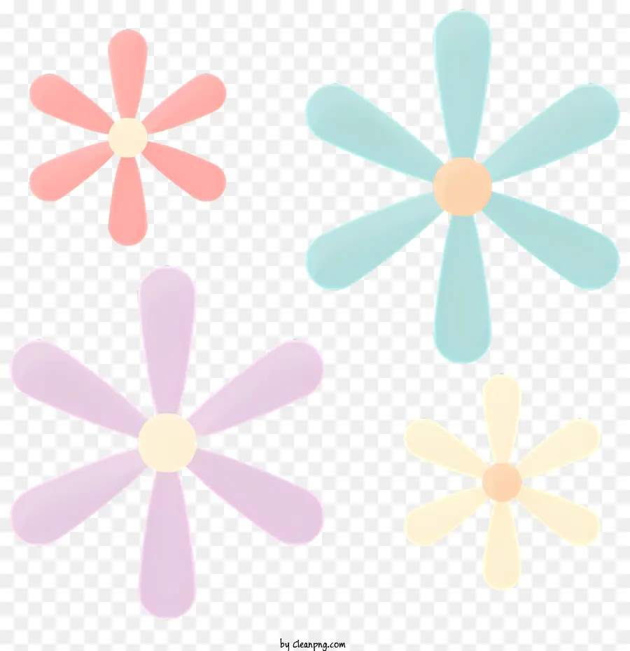 Printemps，Marguerites PNG