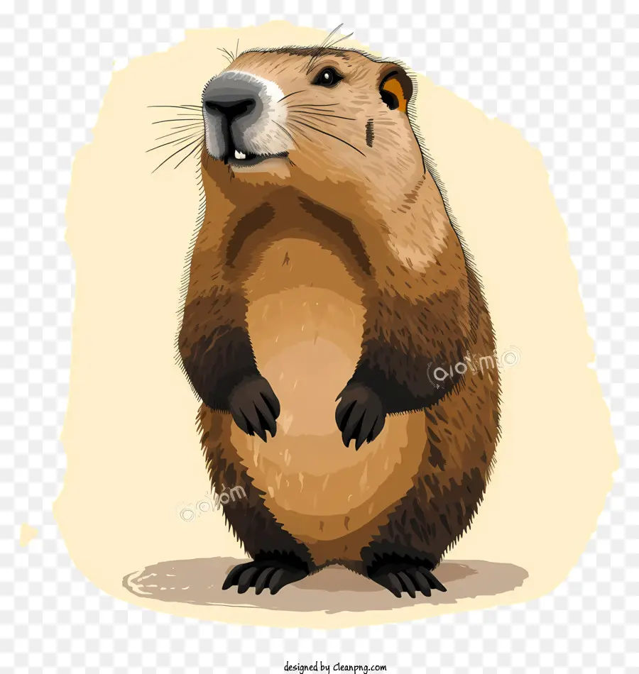 Marmotte Dessinée à La Main，Marmotte PNG