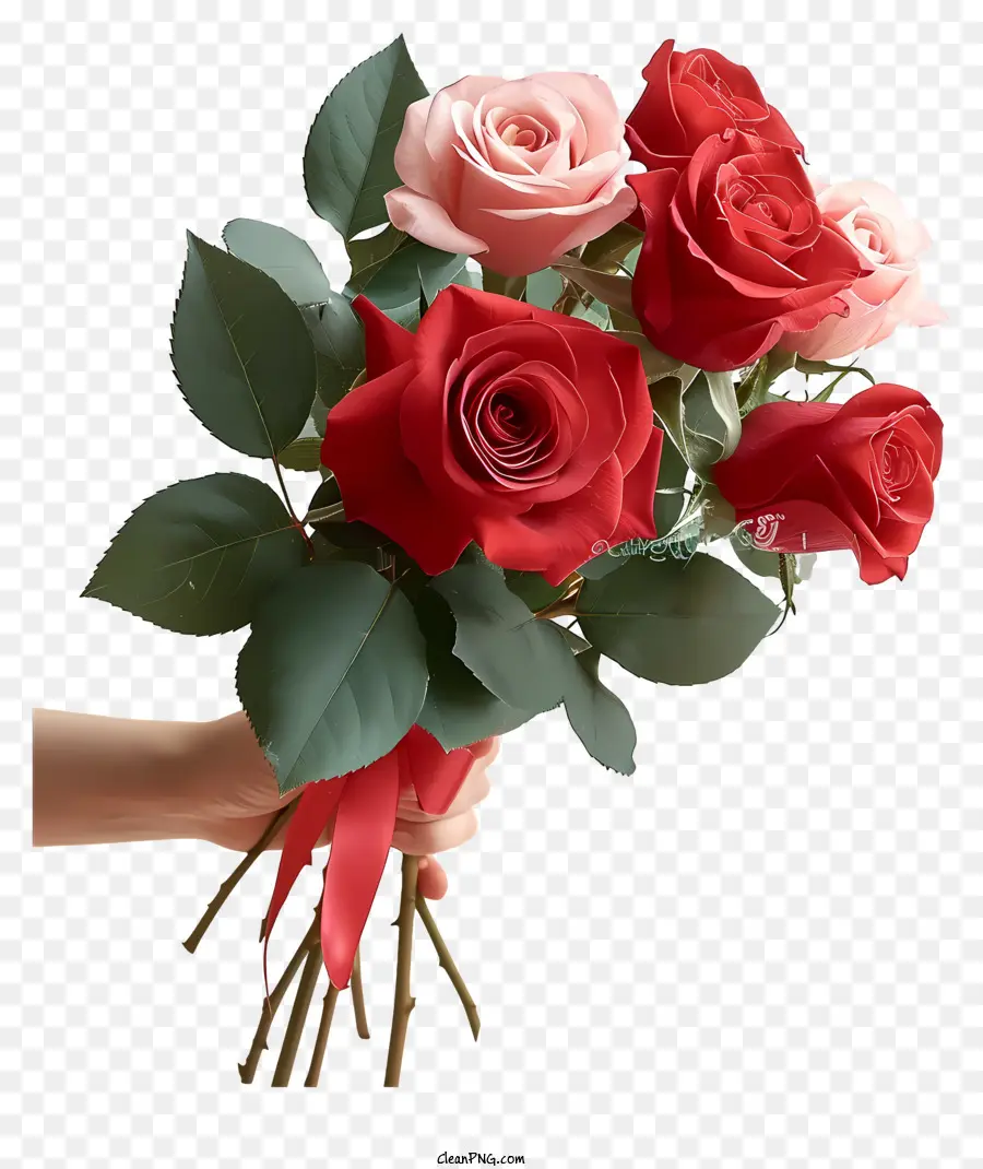 Roses De Valentine，Bouquet PNG