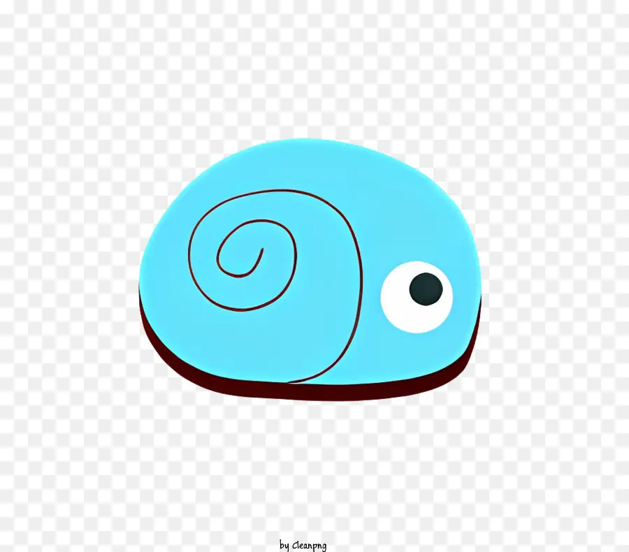 Globe Oculaire，Bleu Escargot PNG