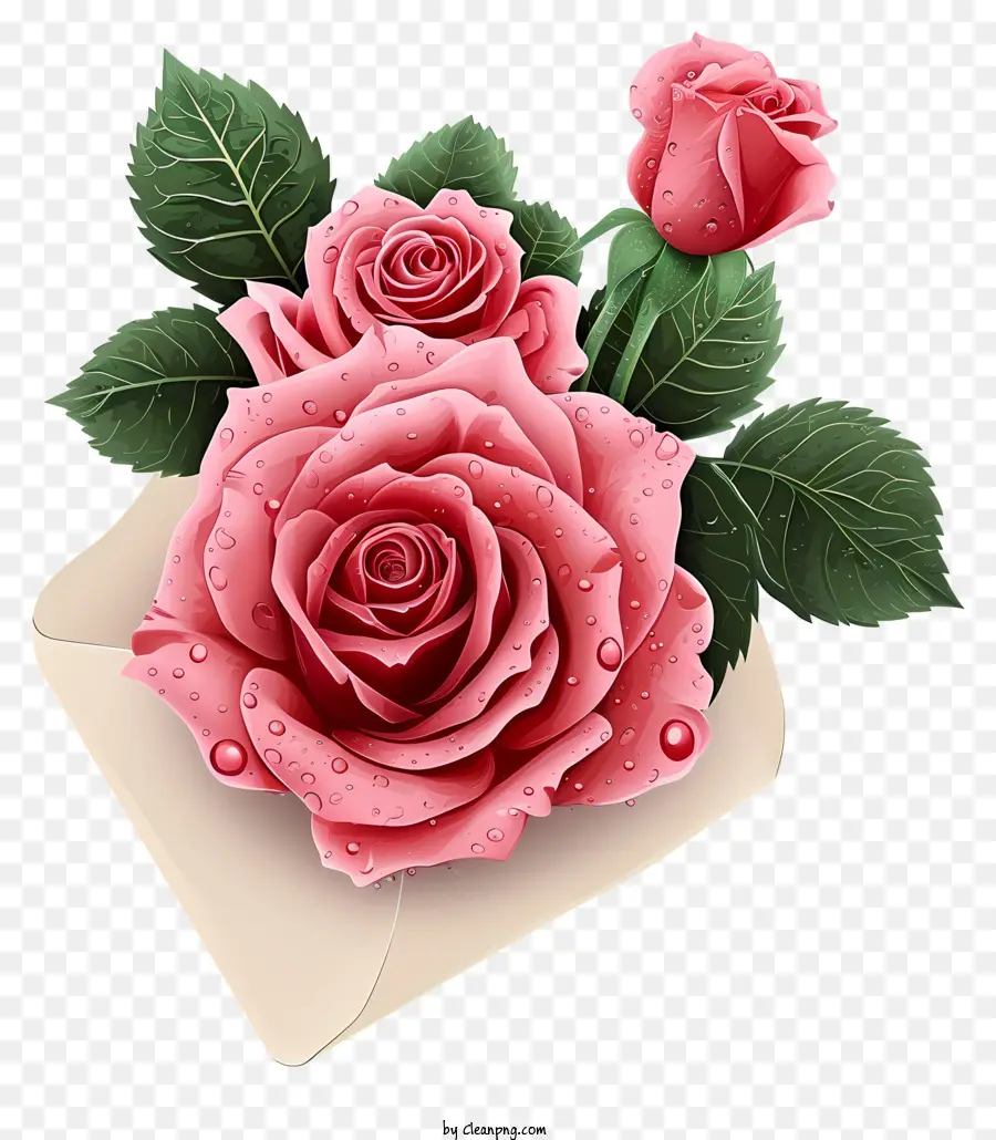 Icône De Rose De La Saint Valentin，Rose Rose PNG