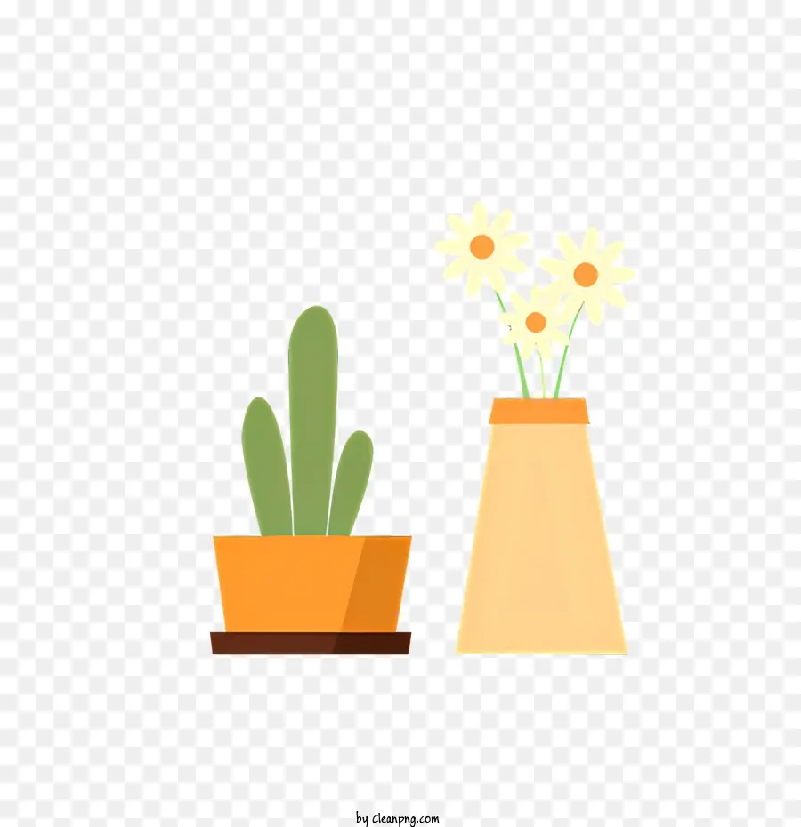 Vase，Cactus PNG