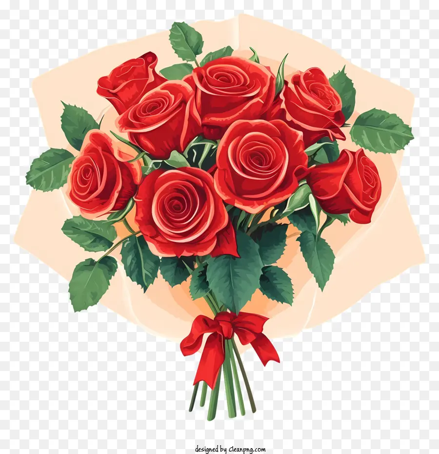 Dans Le Style De L'illustration Romantique，Valentine Rose Ten PNG