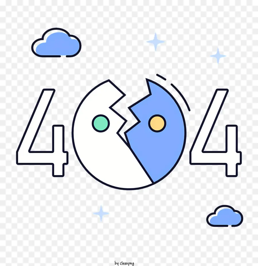 404 Message D'erreur，Le Cœur Brisé Symbole PNG