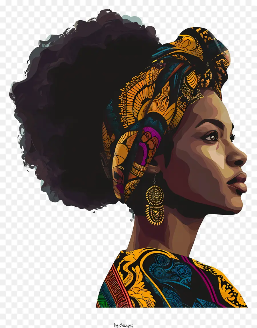 Noir Mois De L'histoire Des，Femme Africaine PNG