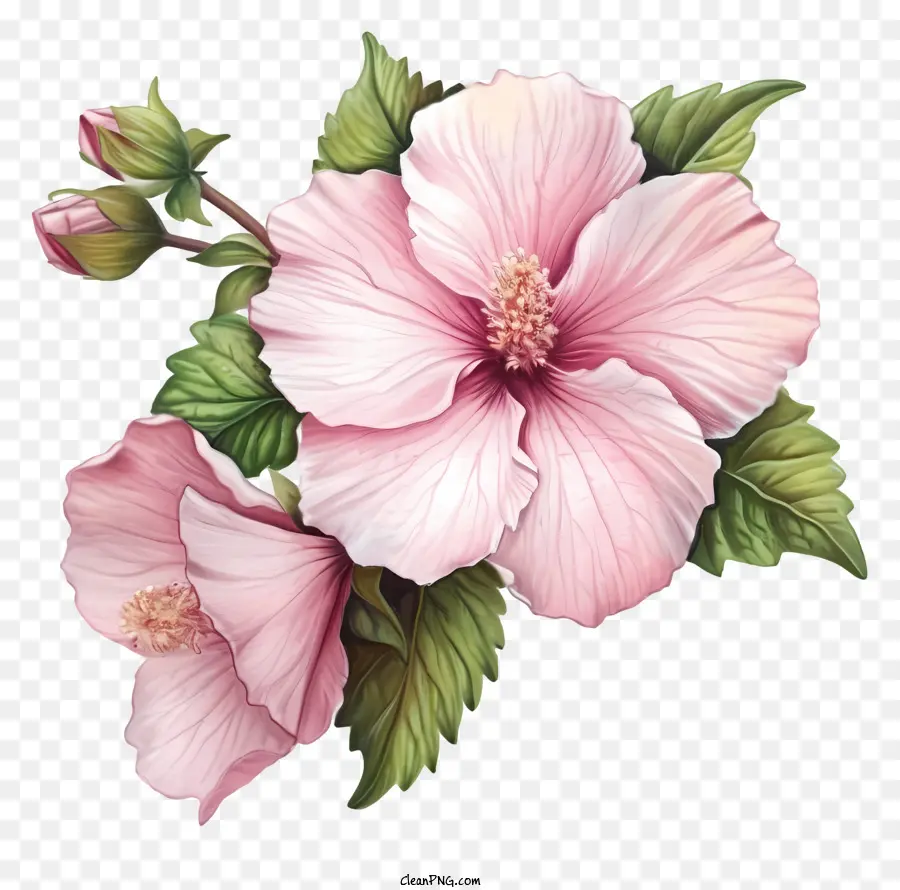 Rose De Sharon，Hibiscus Rose PNG