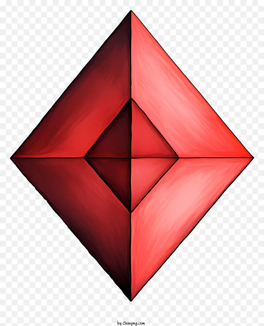 Flèche Rouge Aquarelle，Triangle Rouge PNG