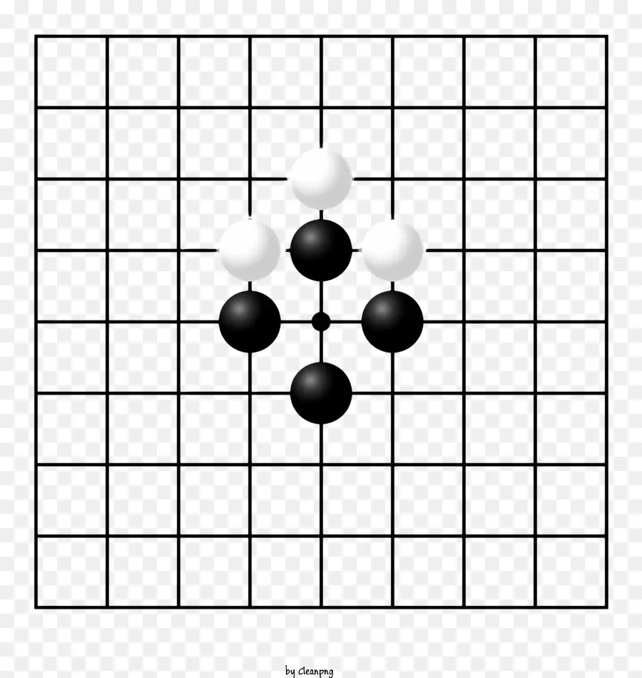 Image En Noir Et Blanc，Formation De Triangle PNG