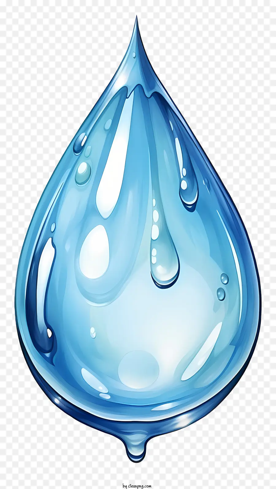 Goutte D'eau Aquarelle，Goutte D'eau PNG