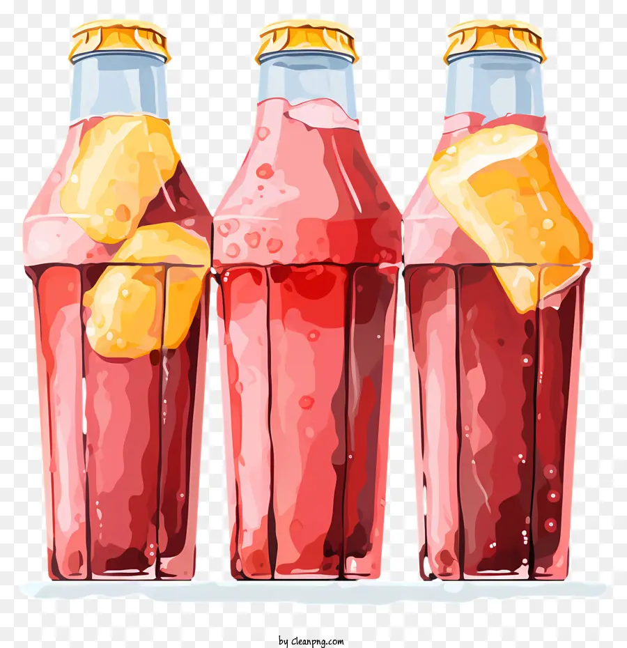 Boisson Gazeuse Aquarelle，Boissons En Bouteille PNG