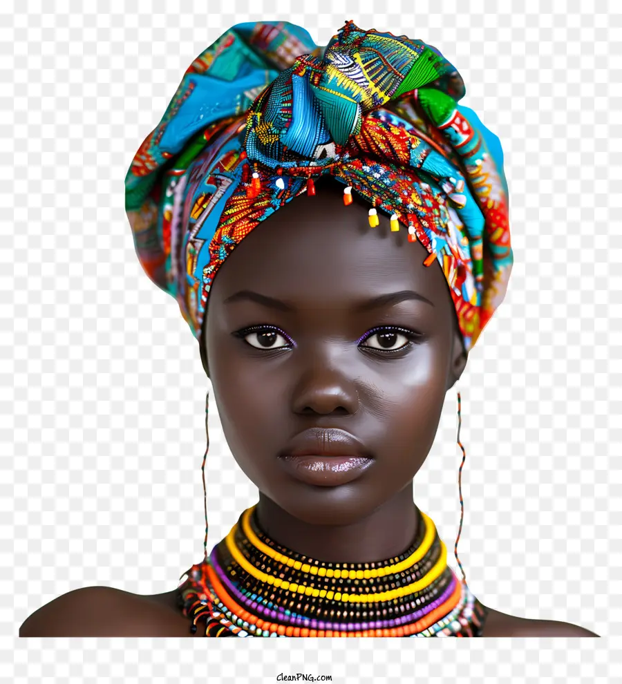 Noir Mois De L'histoire Des，Mode Traditionnel Africain PNG