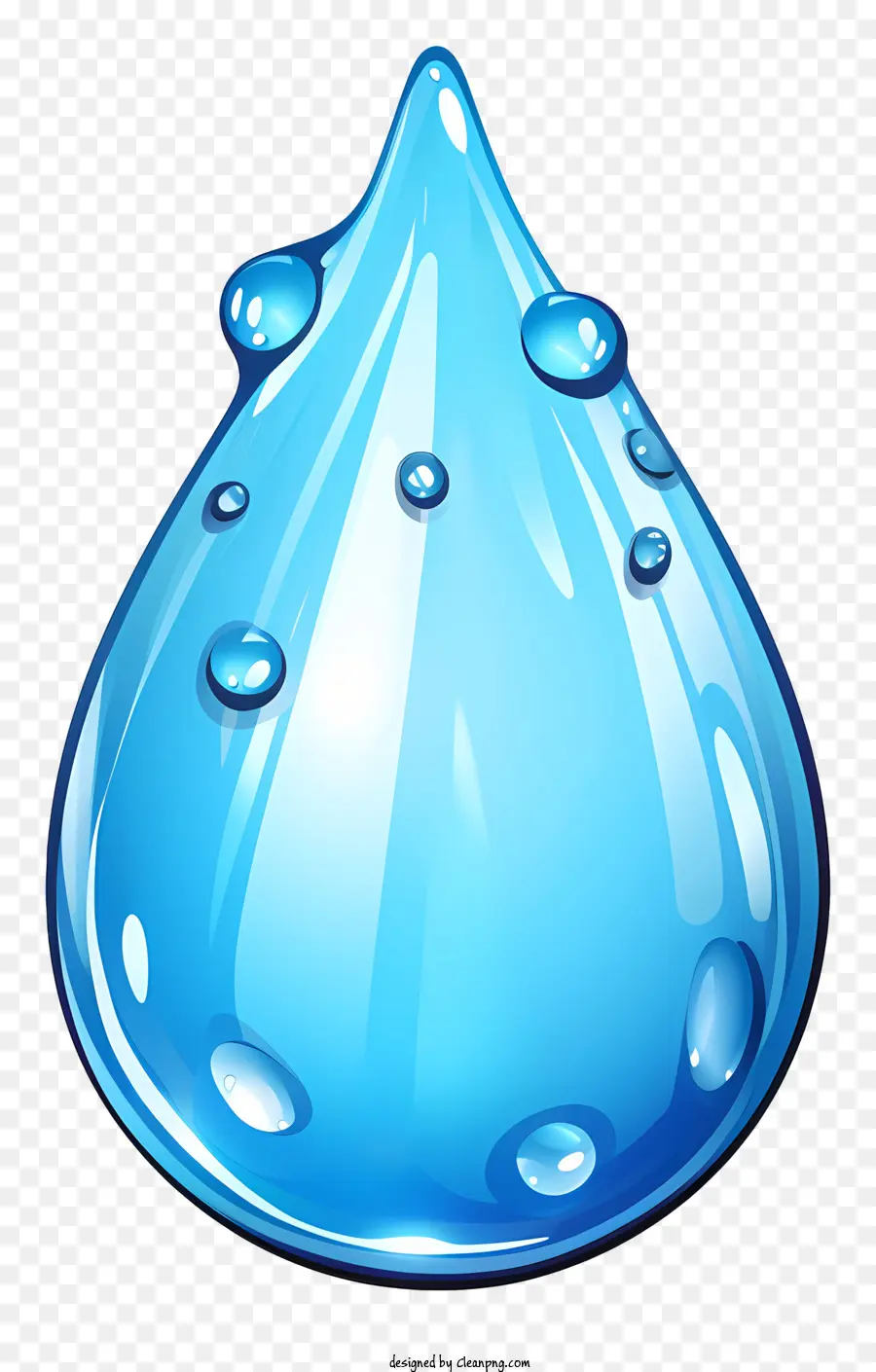 Goutte D'eau Dessinée à La Main，Goutte D'eau PNG