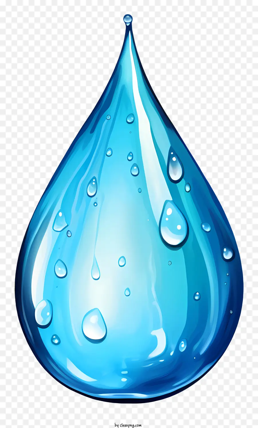 Goutte D'eau Aquarelle，Goutte D'eau PNG