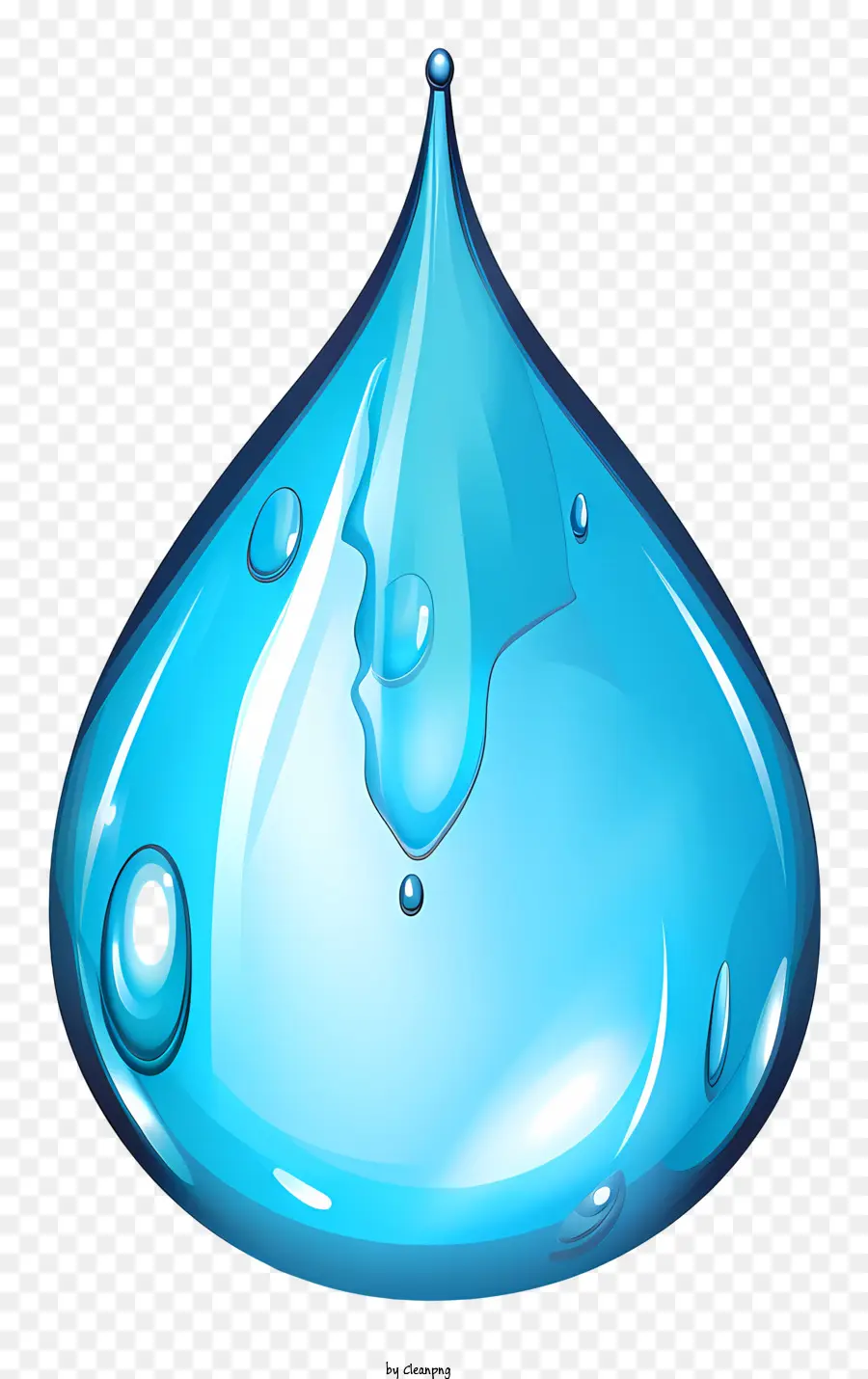 Goutte D'eau Dessinée à La Main，Goutte D'eau PNG