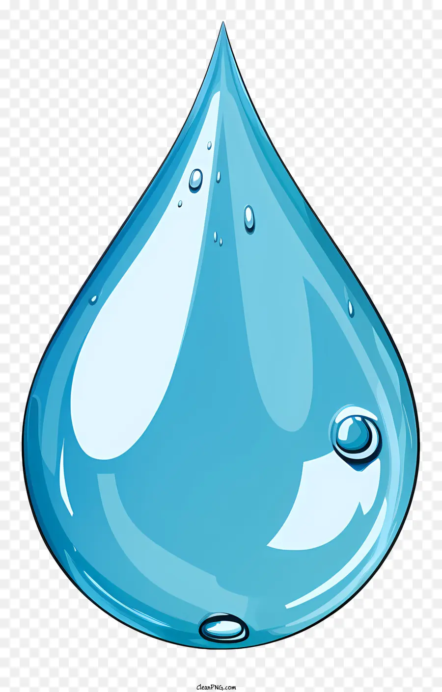 Goutte D'eau Dessinée à La Main，Goutte D'eau PNG