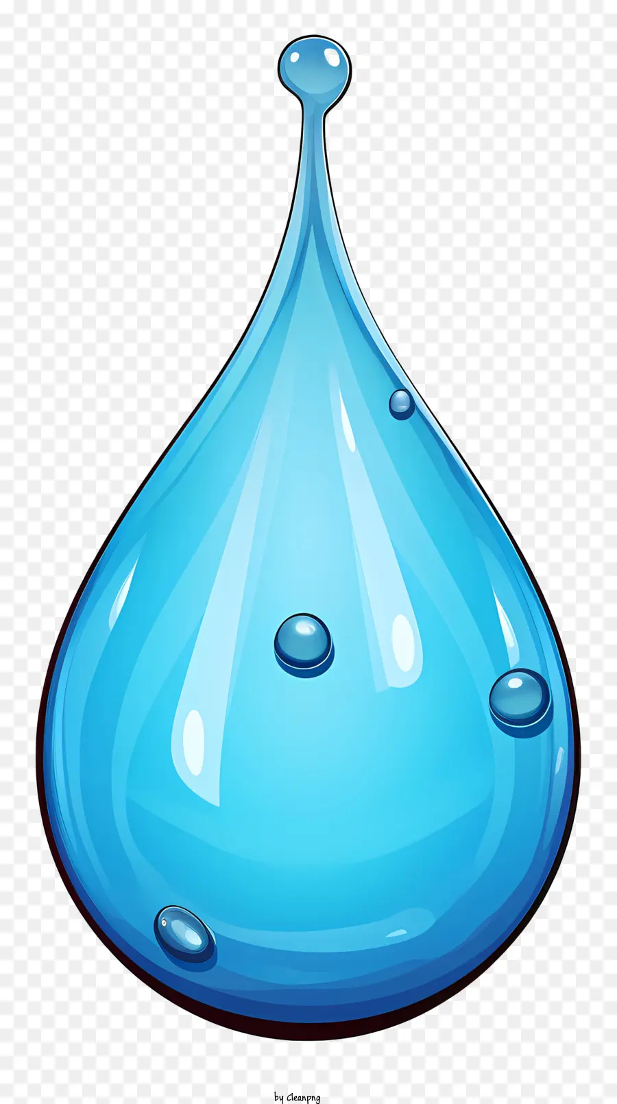 Goutte D'eau Dessinée à La Main，Goutte D'eau PNG