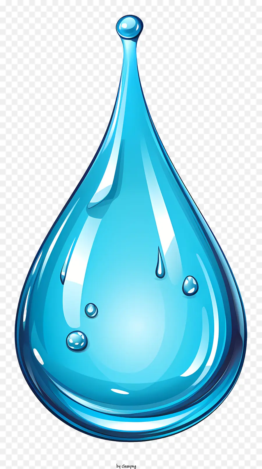 Goutte D'eau Dessinée à La Main，Goutte D'eau PNG