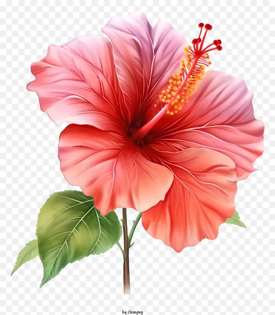 Rose D'aquarelle De Sharon，Rose Fleur D'hibiscus PNG