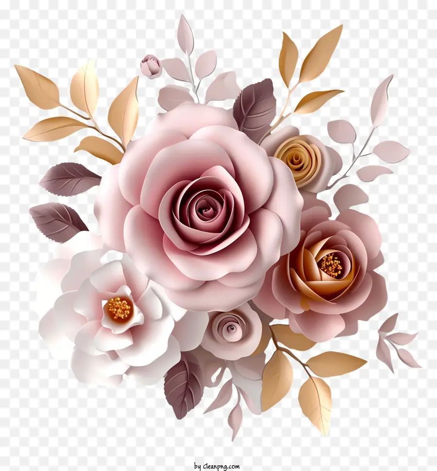 Valentin，Roses PNG