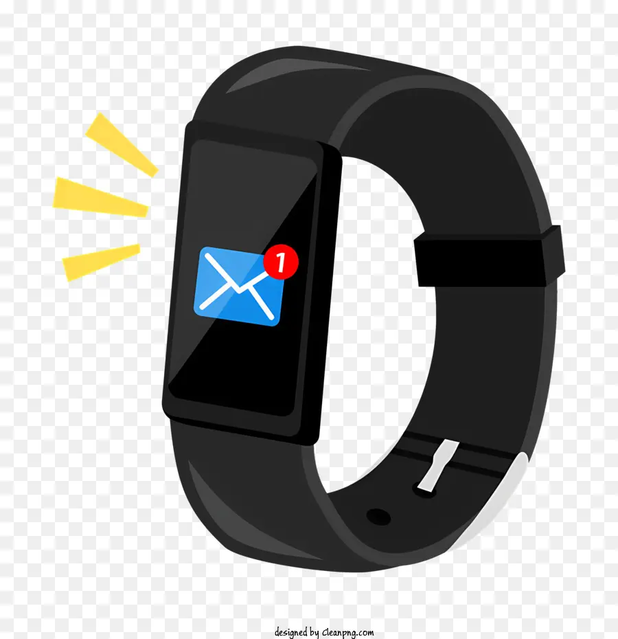 Smart Watch，E Mail De Notification PNG