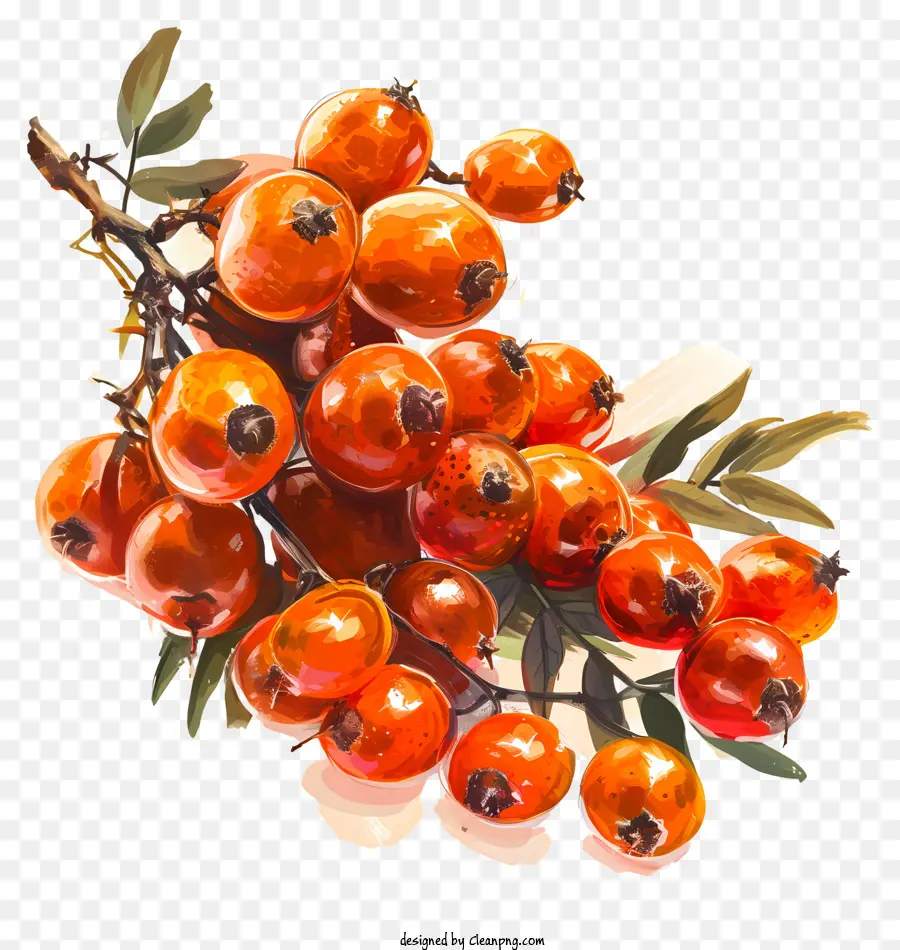 Huile D'argousier，Fruits Rouges PNG