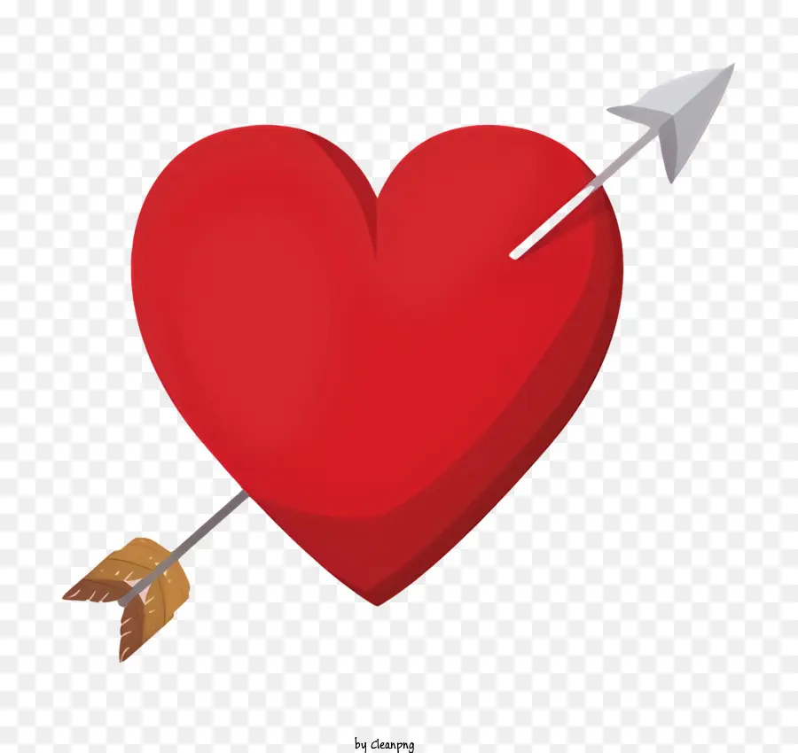 Flèche De Cupidon，Coeur Avec Flèche PNG