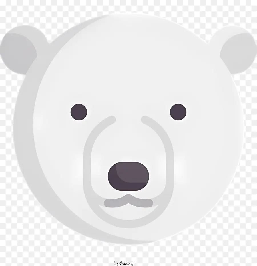 Tête D'ours，Ours Polaire Blanc PNG