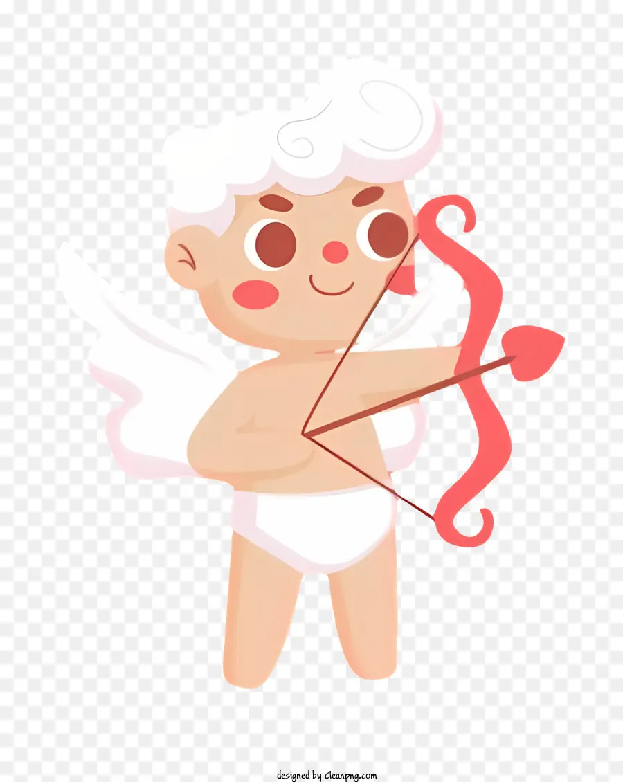 Cupidon，Cupidon Avec Arc PNG