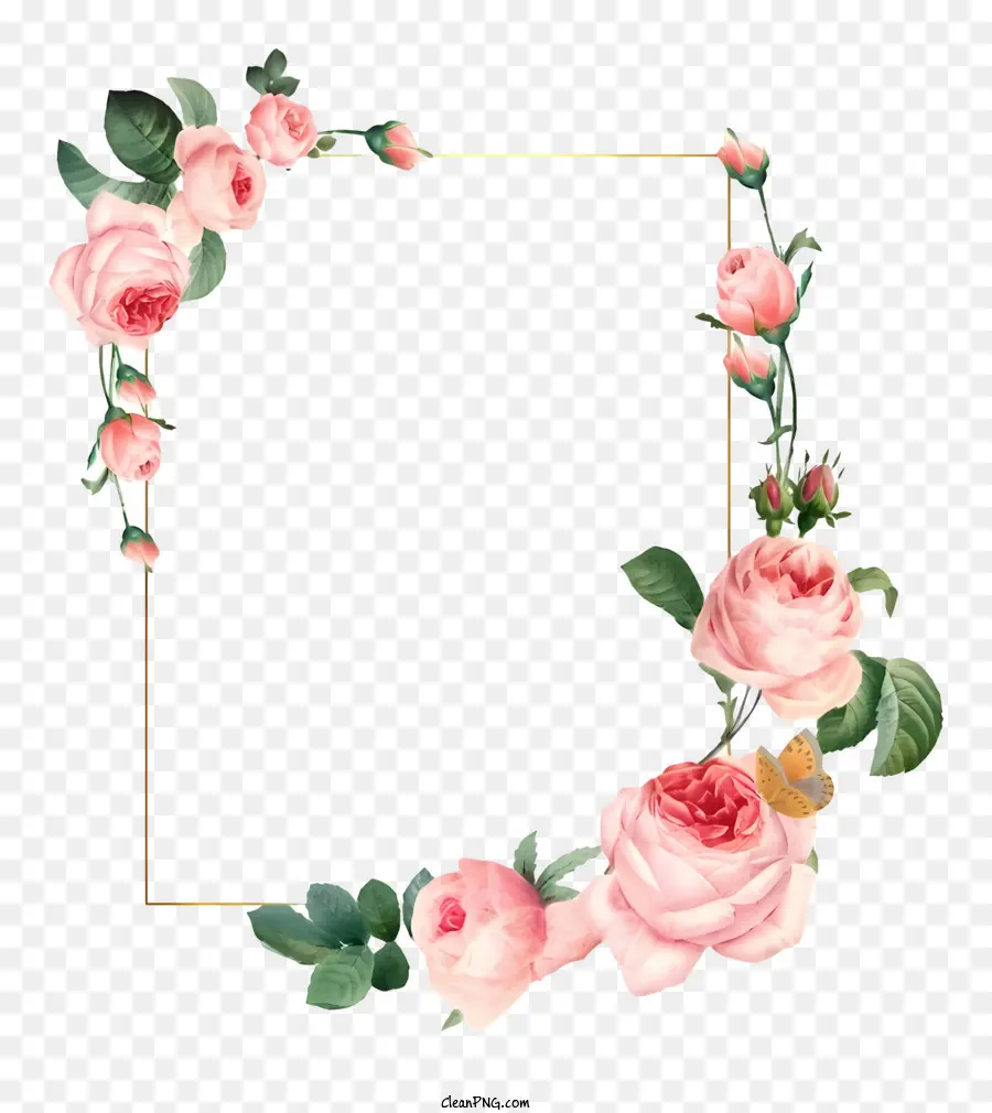 Mariage De Cadre，Arrangement Floral PNG