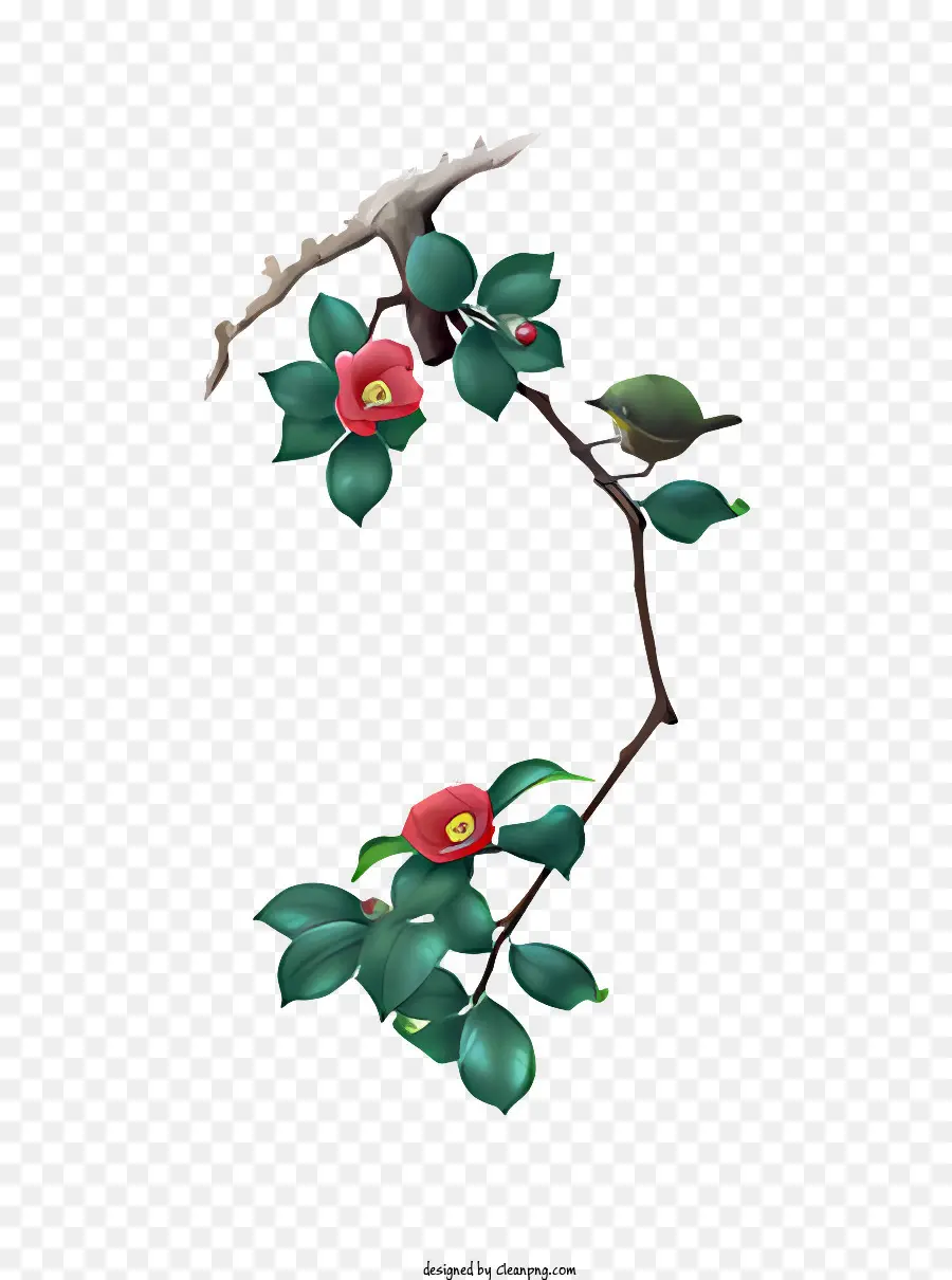 Fleur，Branche D'arbre PNG