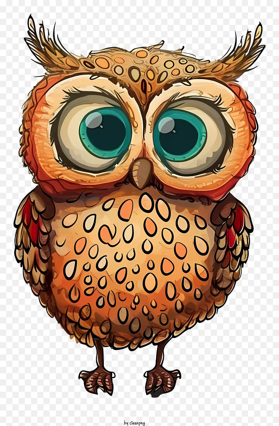 Cartoon Valentine Owl，Chouette PNG