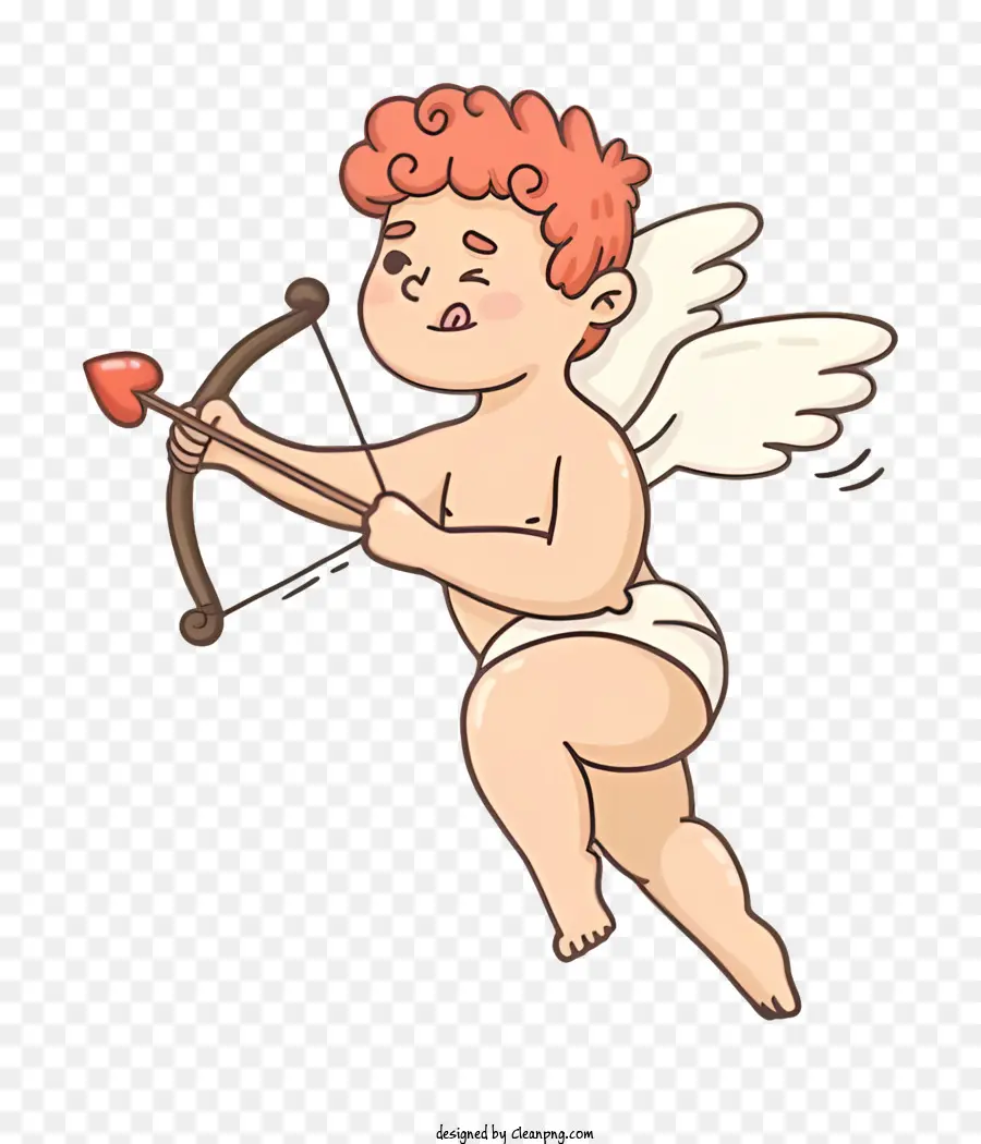 Cupidon，Dessin Animé Cupidon PNG