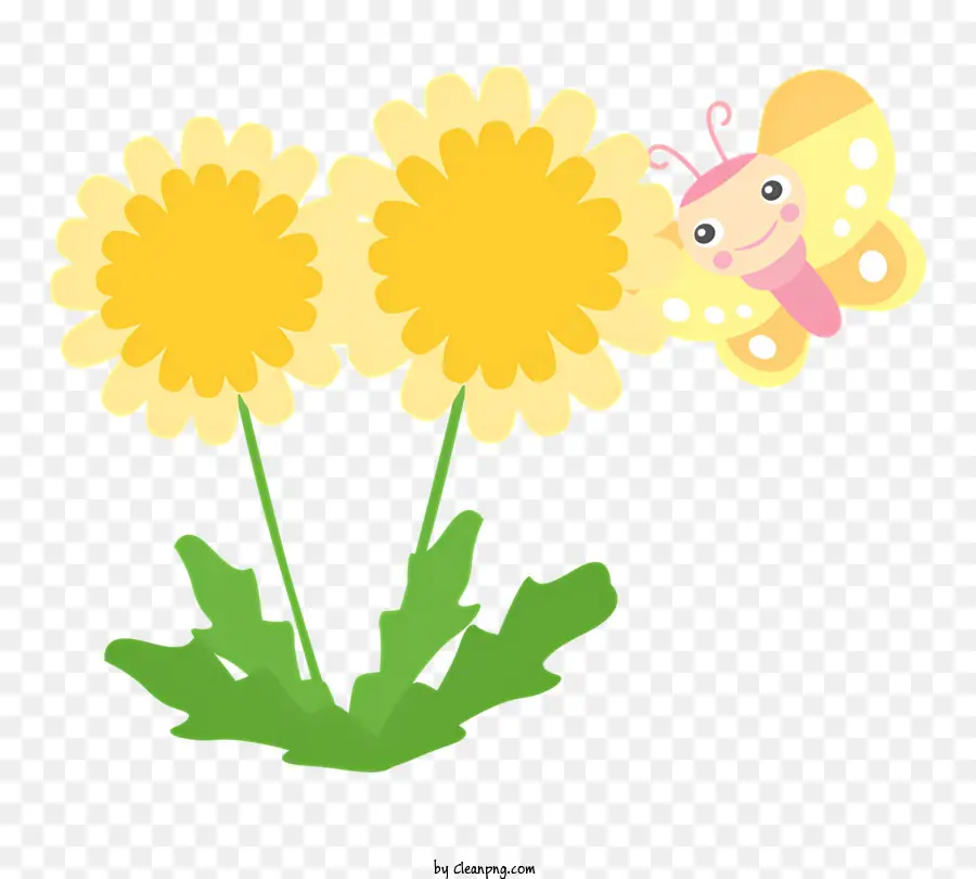 Printemps，Fleurs Jaunes PNG