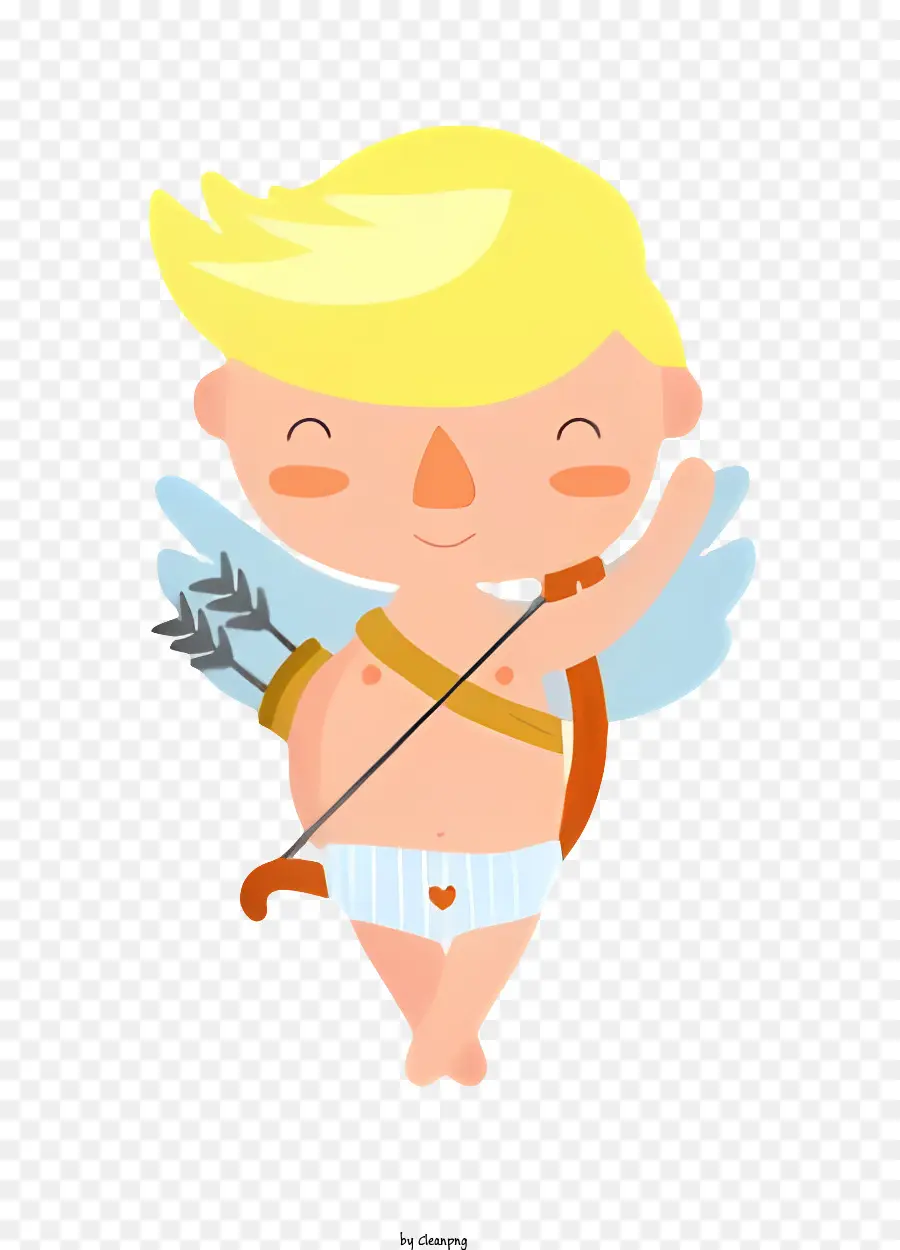 Cupidon，Cupidon Avec Arc PNG