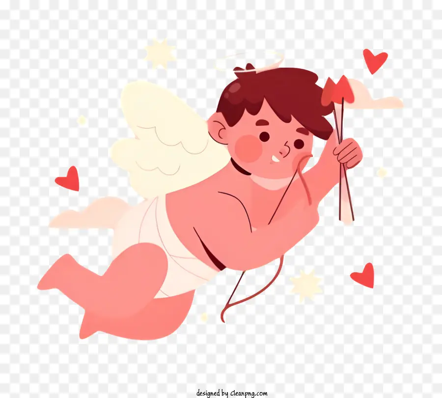 Cupidon，Ange De Dessin Animé PNG