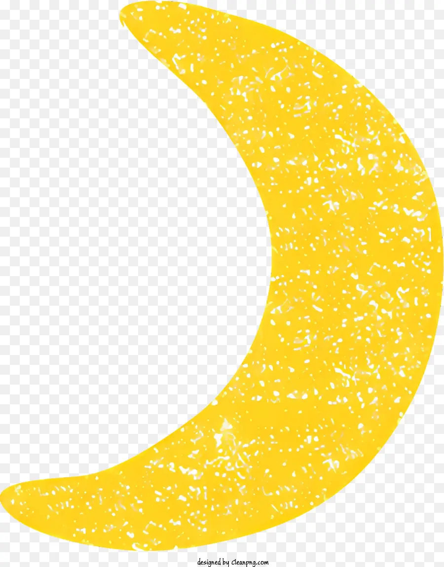 Lune Jaune，Croissant De Lune PNG