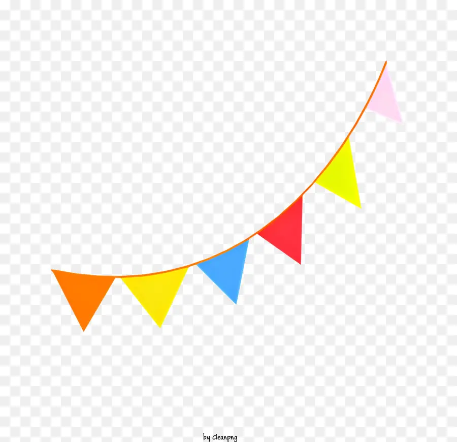 Coloré Bannière，Les Triangles PNG