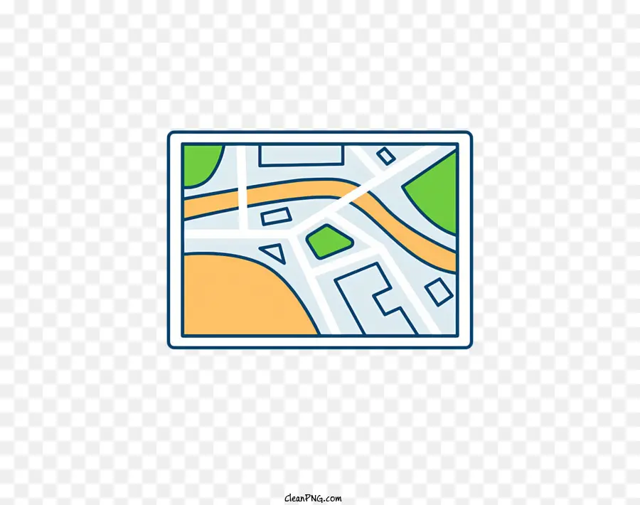 Carte，Carte De La Ville PNG