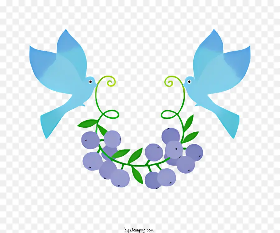 Icône，Oiseaux Bleus PNG