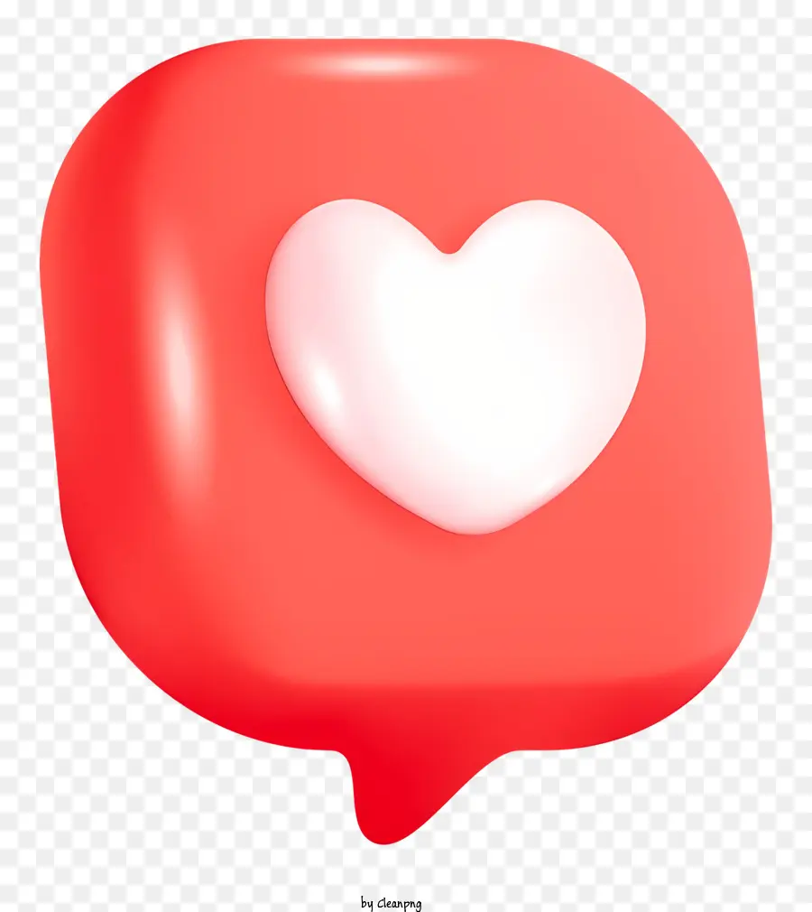 Coeurs De Conversation，Coeur Dans La Bulle PNG