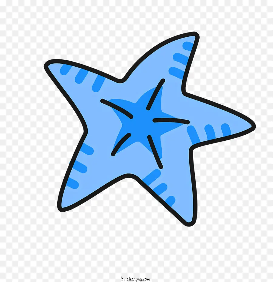 Les étoiles De Mer，Bleu Des étoiles De Mer PNG